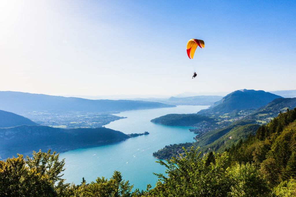 parapente méribel